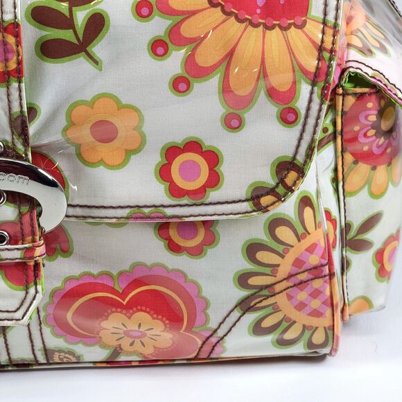 Kalencom New Orleans Diaper Bag Large Multicolor Cotton Floral With Changing Mat - Picture 11 of 16